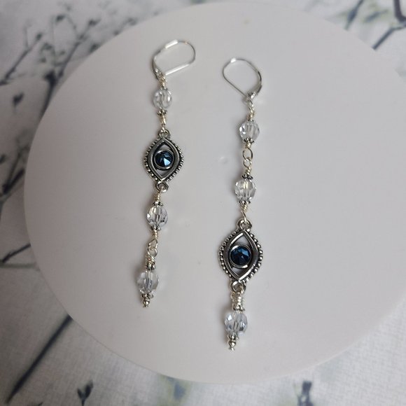 Evil Eye Earrings - Picture 1 of 3